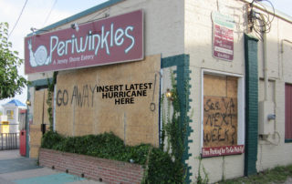 Hurricane - Restaurant With Boarded Windows