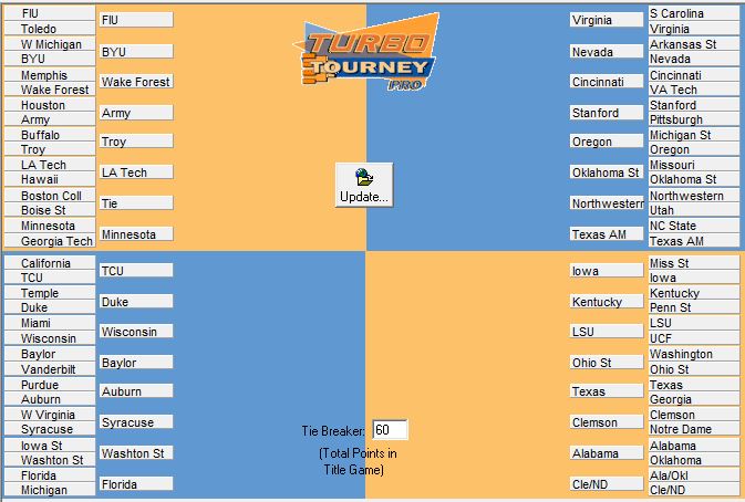 1-9-19 Bowl Game Results