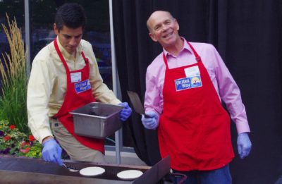 community-united way pancake volunteer