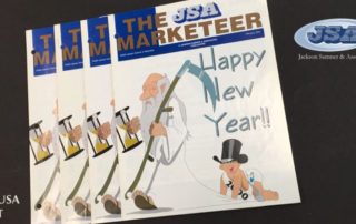 JSA at Y2K - the cover of the JSA Marketer from New Years 2000